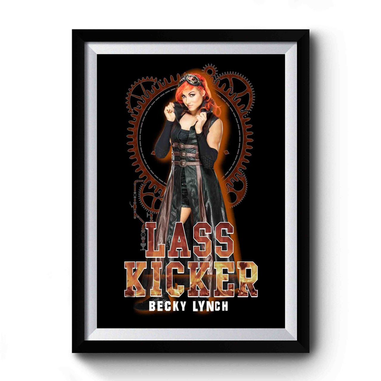 Lass Kicker Becky Lynch Steampunk Premium Poster